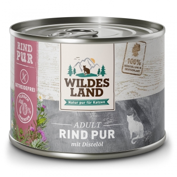Wildes Land Cat Rind Pur 200g